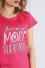 noi-pizsama-100%pamut-muzzy nightwear-heart-206