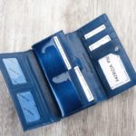 Patrizia bőr pénztárca FF102 kék RFID - Image 2