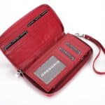 Gregorio bőr pénztárca BC119 piros