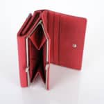 Női bőr pénztárca Gregorio FRZ108 piros-türkiz