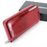Gregorio bőr pénztárca GF111 piros RFID