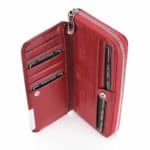 Gregorio bőr pénztárca GF111 piros RFID