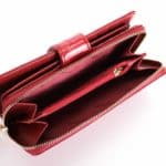 Női bőr pénztárca Gregorio BT116 piros pillangós RFID