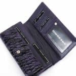 Női bőr pénztárca Gregorio FS106 lila RFID