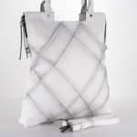Kézitáska shopper nagy méret MC1147 fehér