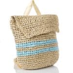 Hátizsák, hátitáska, gyékényszerű, DZR8961-blue