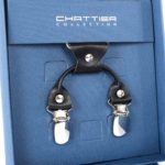 Nadrágtartó Chattier bordó 3,5 cm