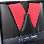 Nadrágtartó Chattier piros 3,5 cm