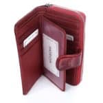 Női bőr pénztárca Patrizia Piu FF116 piros RFID