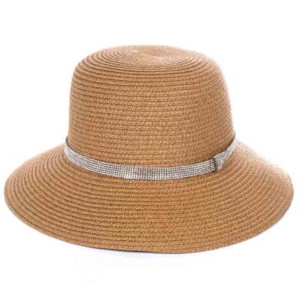 Női szalmakalap Bruno Rossi KAP-269 barna