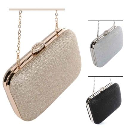 Alkalmi, színházi táska, strasszos, 6374