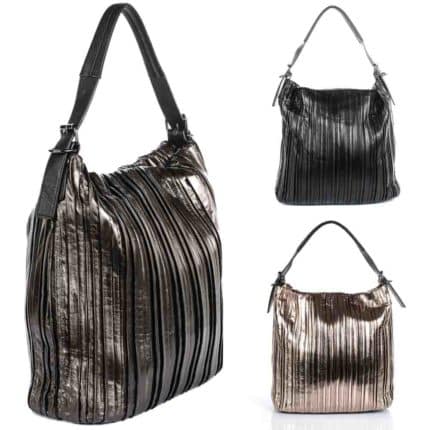 Extravagáns Dudlin kézitáska, shopper, fényes több színben