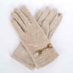 Női mintás kesztyű fém dísszel (6)