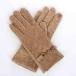 Női mintás kesztyű fém dísszel (6)