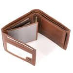 Férfi bőr pénztárca Rovicky N992-RVT RFID barna (3)