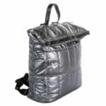 Hátizsák Turbo Bags fényes steppelt szürke