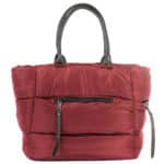 Női táska steppelt dzseki stílus 6212 bordó