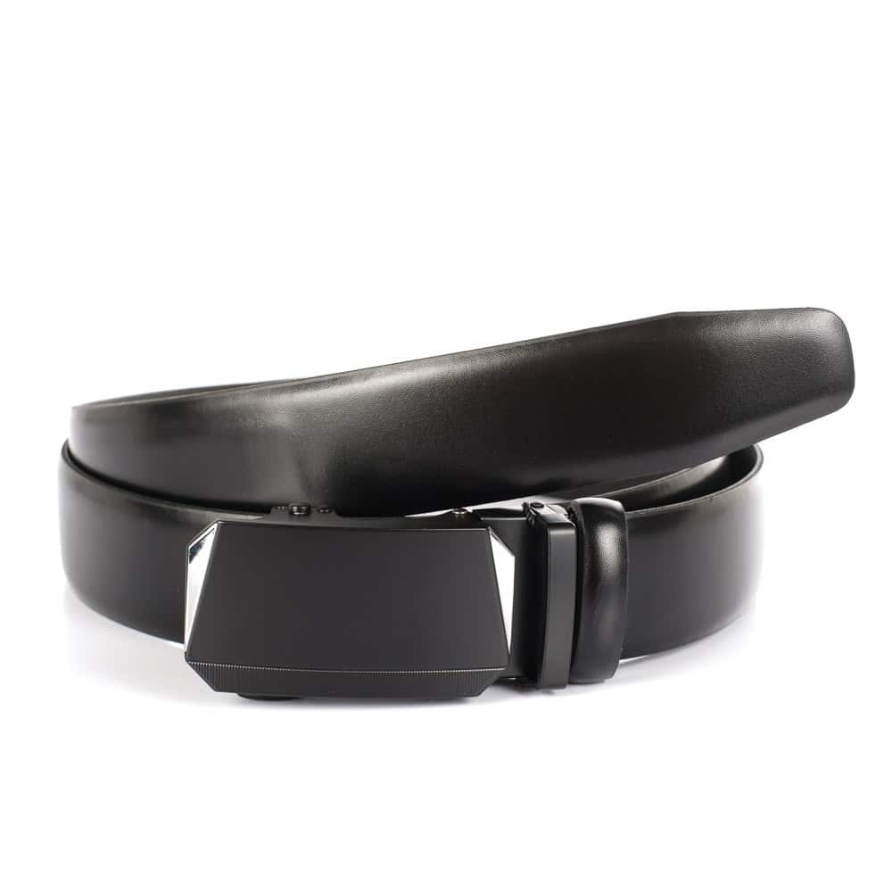 Bremi bőr öv fekete, matt automata csat (1) Bremi bőr öv fekete, matt automata csat