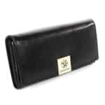 Bőr pénztárca Gregorio GS100 fekete RFID
