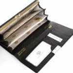 Bőr pénztárca Gregorio GS100 fekete RFID