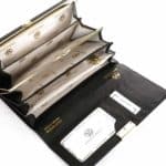 Bőr pénztárca Gregorio GS100 fekete RFID