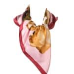 Tavaszi kendő barna mályva 85 x 85