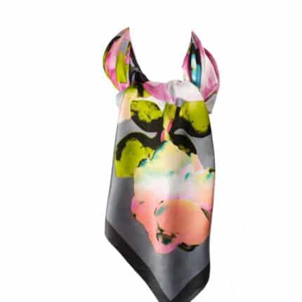 Tavaszi kendő vidám színkavalkád 85 x 85