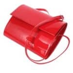 Alkalmi női táska KALET piros lakk