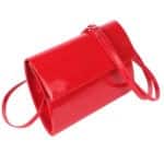 Alkalmi női táska KALET piros lakk