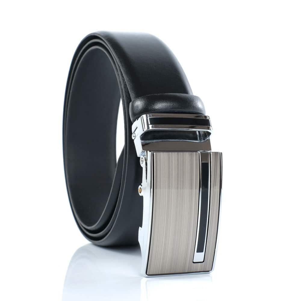 Bőr öv automata csat, fekete Bremi 853 (1) Bőr öv automata csat, fekete Bremi 853