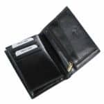 Férfi bőr pénztárca Rovicky N74-RVT RFID fekete