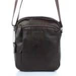 Férfi bőr válltáska Harvey Miller Polo Club barna