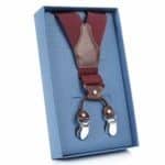 Nadrágtartó Hózentróger Chattier bordó barna