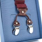 Nadrágtartó Hózentróger Chattier bordó barna