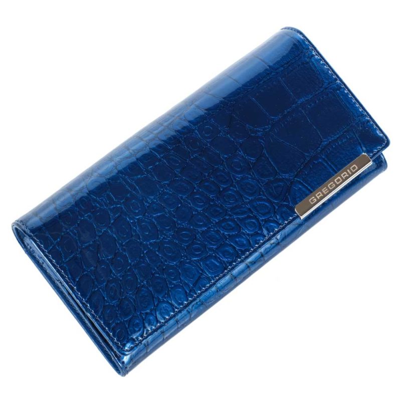 Női bőr pénztárca Gregorio BC100 kék RFID
