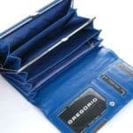 Női bőr pénztárca Gregorio BC100 kék RFID