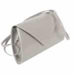 Alkalmi női táska, Kalet, fényes szürke