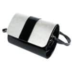 Női alkalmi táska Kalet, fekete-ezüst