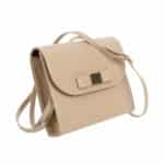 Alkalmi női táska masnival, barna