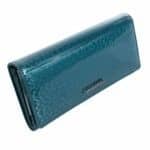 Bőr pénztárca Gregorio PT100 türkiz RFID