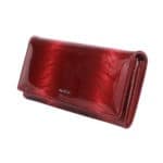 Bőr pénztárca Patrizia FF100 piros RFID