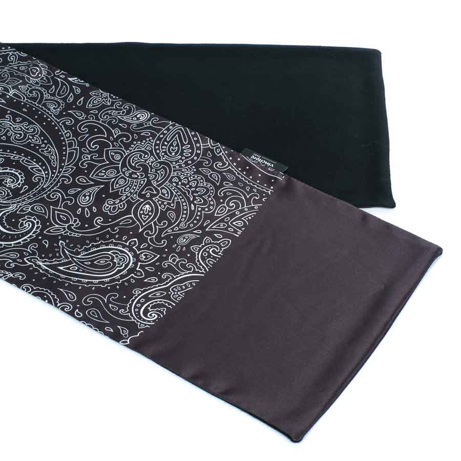 Exkluzív férfi sál, fekete mintás, Linta (lengyel) (1) Exkluzív férfi sál, fekete mintás, Linta (lengyel)