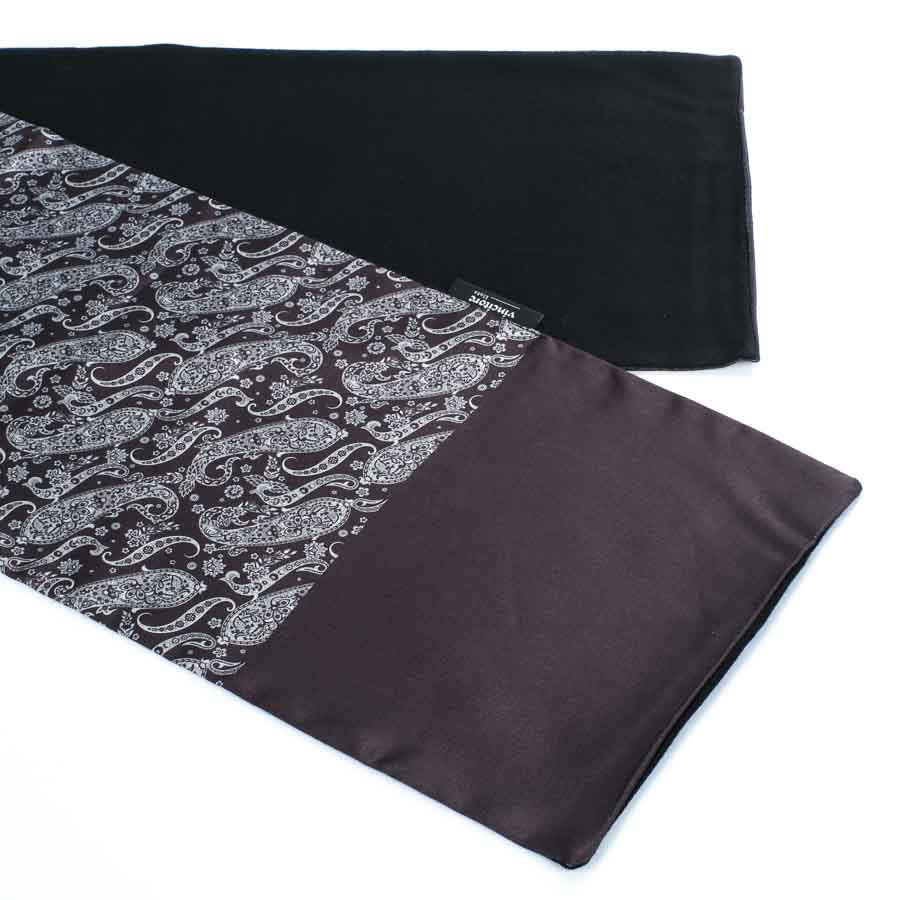 Férfi exkluzív sál, szürke fekete, Linta (lengyel) (1) Férfi exkluzív sál, szürke fekete, Linta (lengyel)