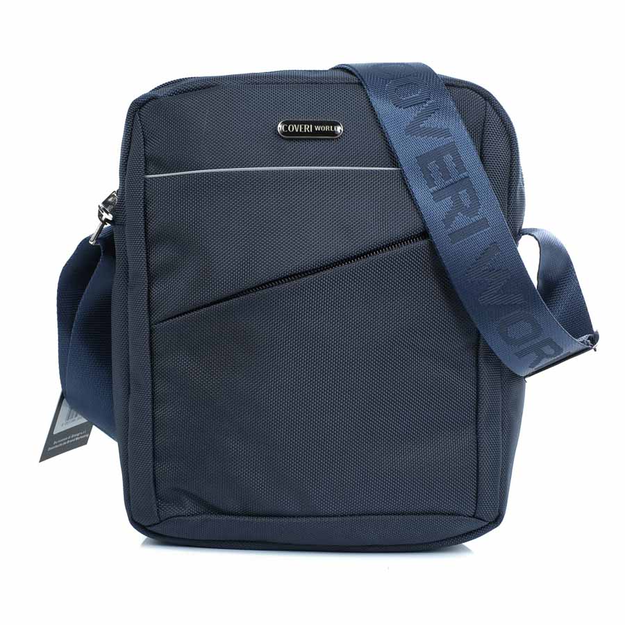 Férfi válltáska cordura Coveri World CW6257 kék (1) Férfi válltáska cordura Coveri World CW6257 kék