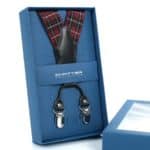 Nadrágtartó Hózentróger Chattier bordó kockás