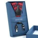 Nadrágtartó Hózentróger Chattier piros kockás