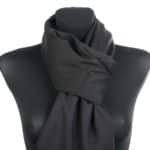 Női sál Jolban rojtokkal, fekete 180 x 70