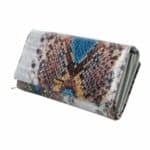 Patrizia bőr pénztárca VL122 RFID kék-szürke