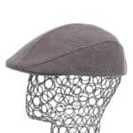 Férfi sapka barnásszürke lengyel termék, 50% pamut