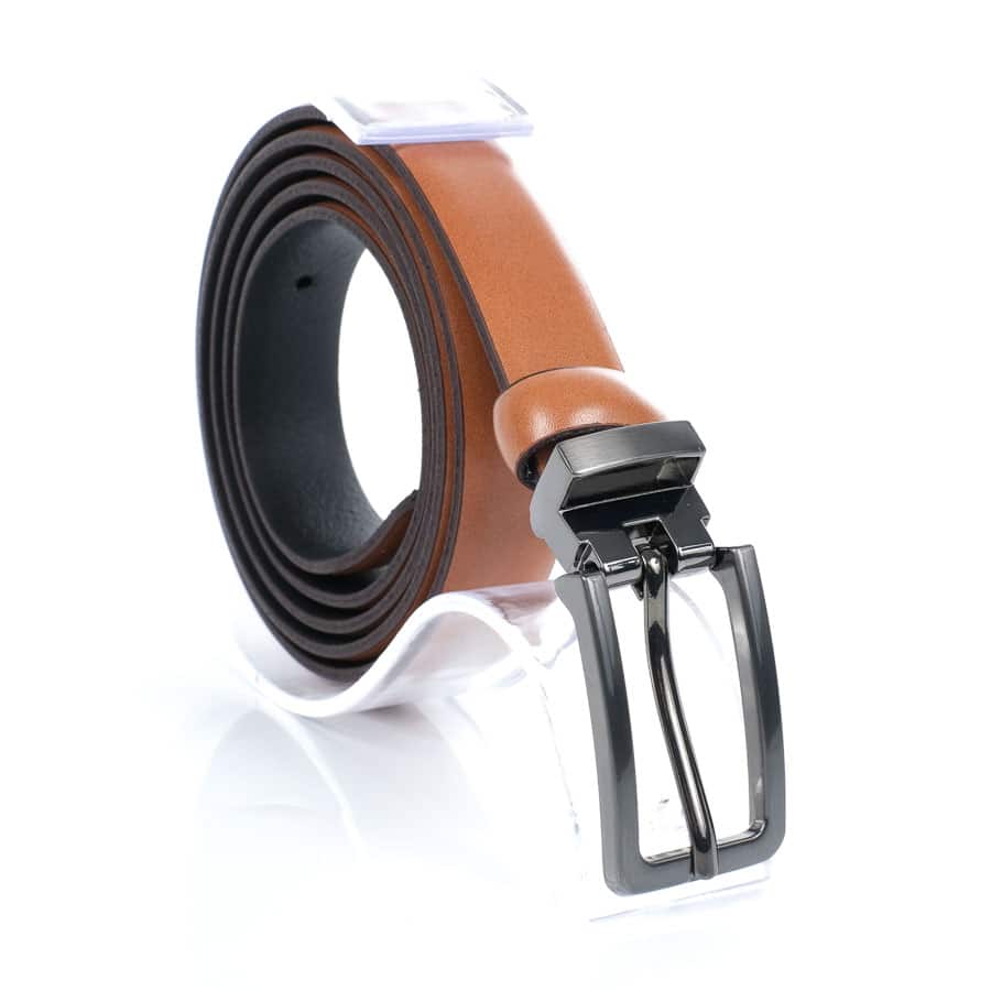 Női bőr öv fém csattal Bremi W22 barna (1) Női bőr öv fém csattal Bremi W22 barna